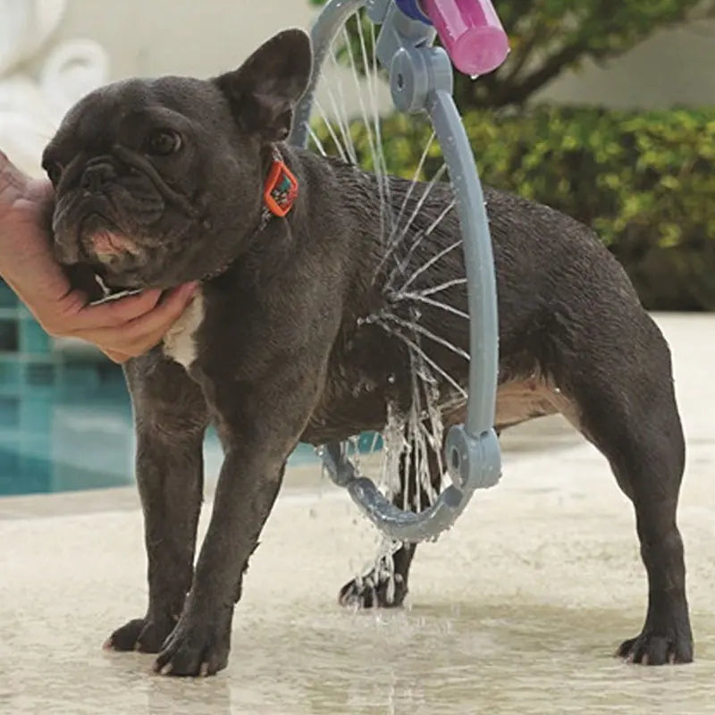 360-Degree Pet Bathing Tool with Foldable Hose